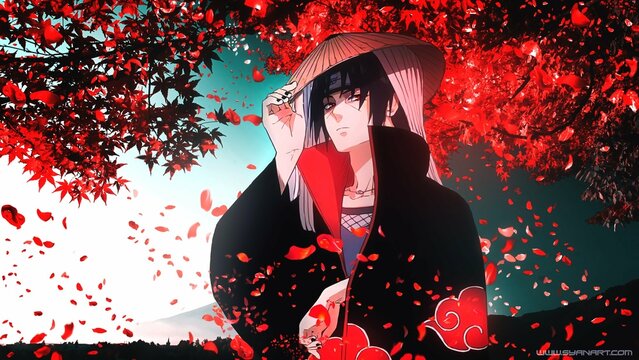 Download Bright Red Demon Akatsuki Symbol Wallpaper