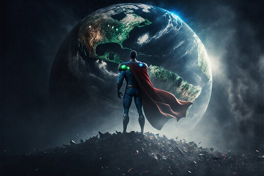 The Hero of Earth - Generated by Generative AI