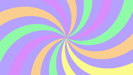 colorful sunburst spiral backdrop
