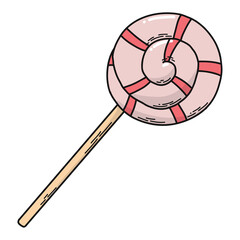 Hand drawn isolated Valentine's day PNG element for posters, prints, cards, stickers, clip art, icons, scrapbooking, etc. 