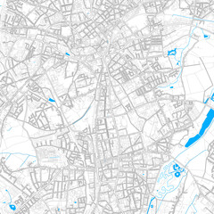 Monchengladbach, Germany high resolution vector map