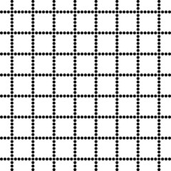 black and white circles seamless pattern