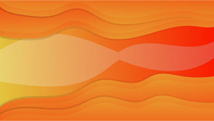 Abstract orange gradient background. Vector illustration. Orange elements with fluid gradient. Dynamic shapes composition.