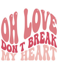 Retro Valentine's Day SVG Design