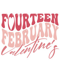 Retro Valentine's Day SVG Design