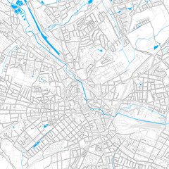 Osnabruck, Germany high resolution vector map