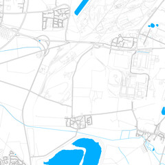 Salzgitter, Germany high resolution vector map