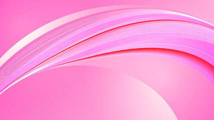 Abstract 3d pink and white wave background