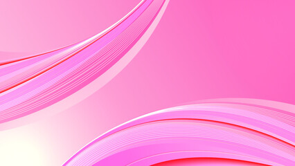 Abstract 3d pink and white wave background