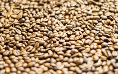 geröstete Kaffeebohnen