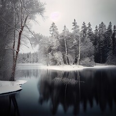 Serene Winter Wonderland