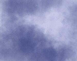 曇り空の水彩風イラスト　背景