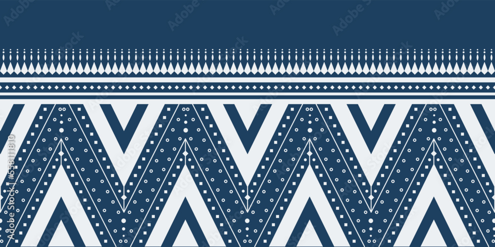 Aufkleber geometric ethnic oriental pattern background. pattern design in boho style. design for texture, wrap