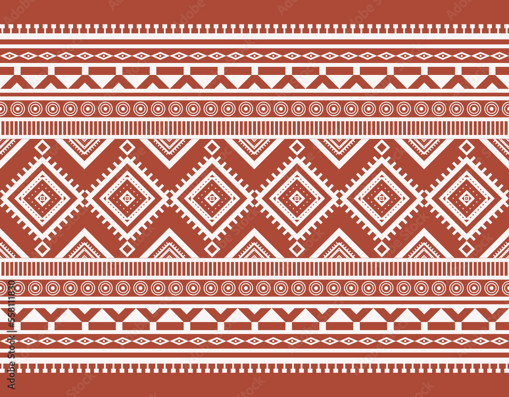 Aufkleber geometric ethnic oriental pattern background. pattern design in boho style. design for texture, wrap