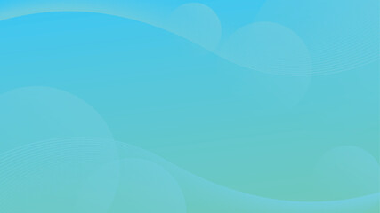 Wavy lines background combined with circle shapes