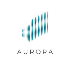 Aurora Simple Illustration Logo With Gradient Colors