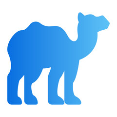 Fototapeta premium camel gradient icon