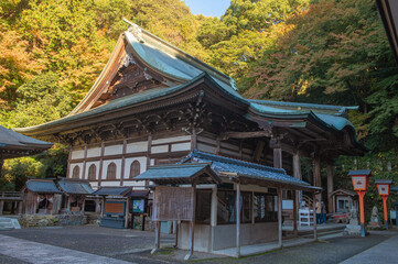 Fototapeta premium 清水寺（福岡県みやま市）の本堂