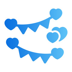 garlands gradient icon