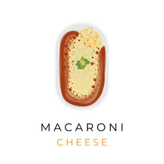Illustration of Delicious Macaroni Cheese Pasta