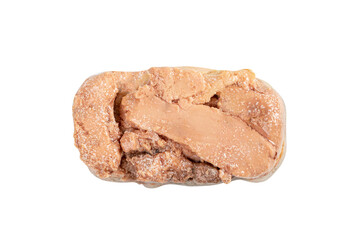 Cod Liver Isolated, Fish Fat Omega-3 Food, Healthy Seafood Meal, Cod Liver