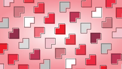 Theme seamless color hearts pattern to Valentine's Day and Mother's Day