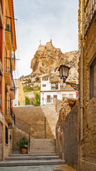 Old uphill street in Alicante