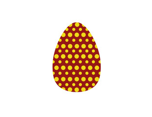 Flat vector icon - easter egg. Holiday, religion