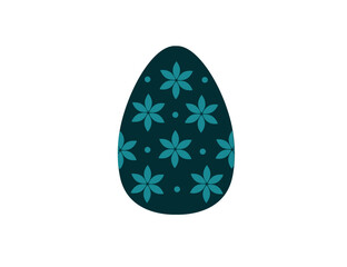 Flat vector icon - easter egg. Holiday, religion