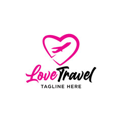 Travel agency, tourism app and trips logo, adventure tours, icon and element 