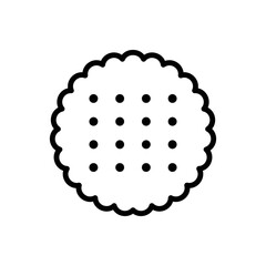 biscuit icon vector design template in white background