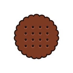 biscuit icon vector design template in white background