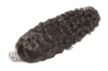 deep wave curly black human hair lace weaves extensions wigs	