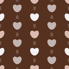 Valentine's Day Patterns & Cliparts. vector illustration