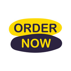 Order now label for business