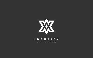 Trendy logo template with modern style.