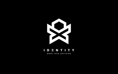 Trendy logo template with modern style.