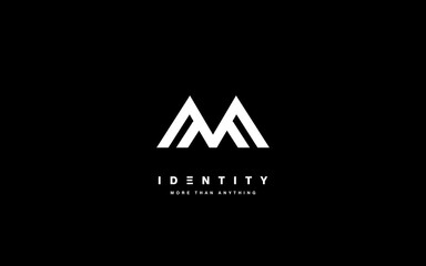 Trendy logo template with modern style.