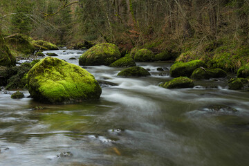 Wildbach im Allgäu.
