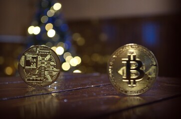 euro coins on a table