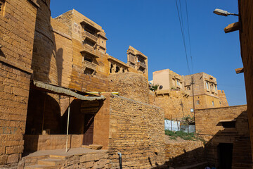 The Beautiful Architecture of Jaisalmer Fort, Walls and Fortress of  Jaisalmer Fort, Rajasthan, India.