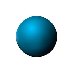 Blue sphere, ball. Mock up of clean round the realistic object, orb icon. Design decoration round shape, geometric simple, figure circle form. Isolated.png