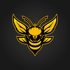 Angry Bee esport logo character