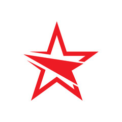 Obraz premium Star icon template