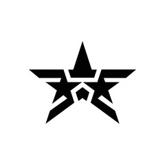 Obraz premium Star icon template