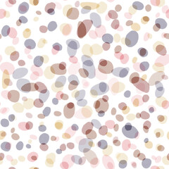 Fototapeta na wymiar Seamless pattern with multi colored spots. Children's print. Multicolor seamless dot pattern. Festive multicolored print children's print, background