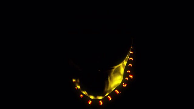 alien with a snake