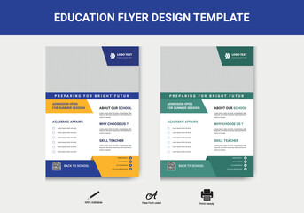 Education Flyer Design Template