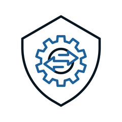 Secure icon. sign for mobile concept and web design. vector illustration