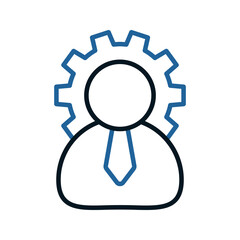 Manager icon. sign for mobile concept and web design. vector illustration